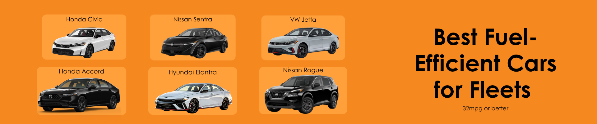 The Most Fuel-Efficient Cars for Fleets That Aren't Hybrids