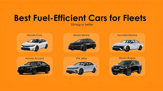The Most Fuel-Efficient Cars for Fleets That Aren't Hybrids